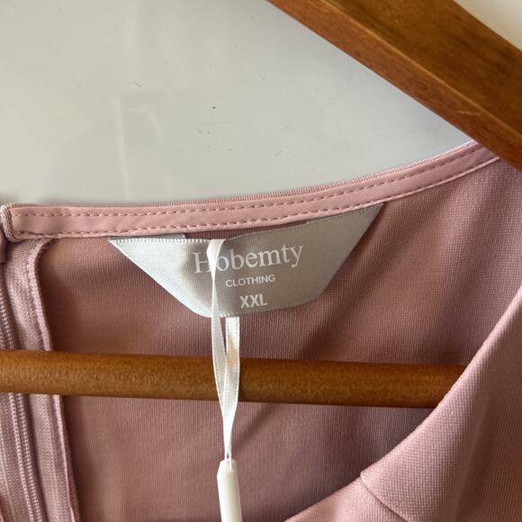 Hobemty Pink Extra Large Dress NWT - Pencil Skirt - Sophisticated- New! - Picture 10 of 16